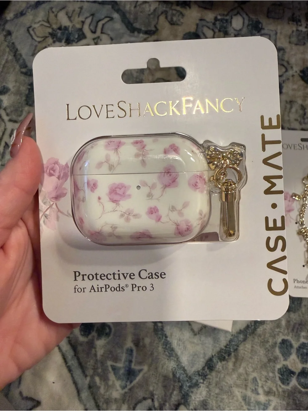 LoveShackFancy Pink Floral Phone Case & Matching Accessories Set
